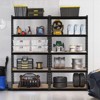 5-Tier Shelving Unit, Adjustable Metal Storage Rack, Heavy Duty Standing Shelf Units, Standing Storage Shelf Organizer for Home, Garage, Shop - 2 of 4