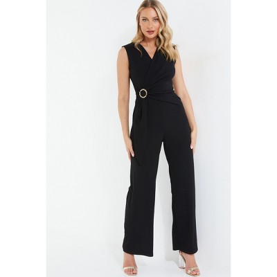 Palazzo Jumpsuit With Embellished Buckle : Palazzo Jumpsuit With ...