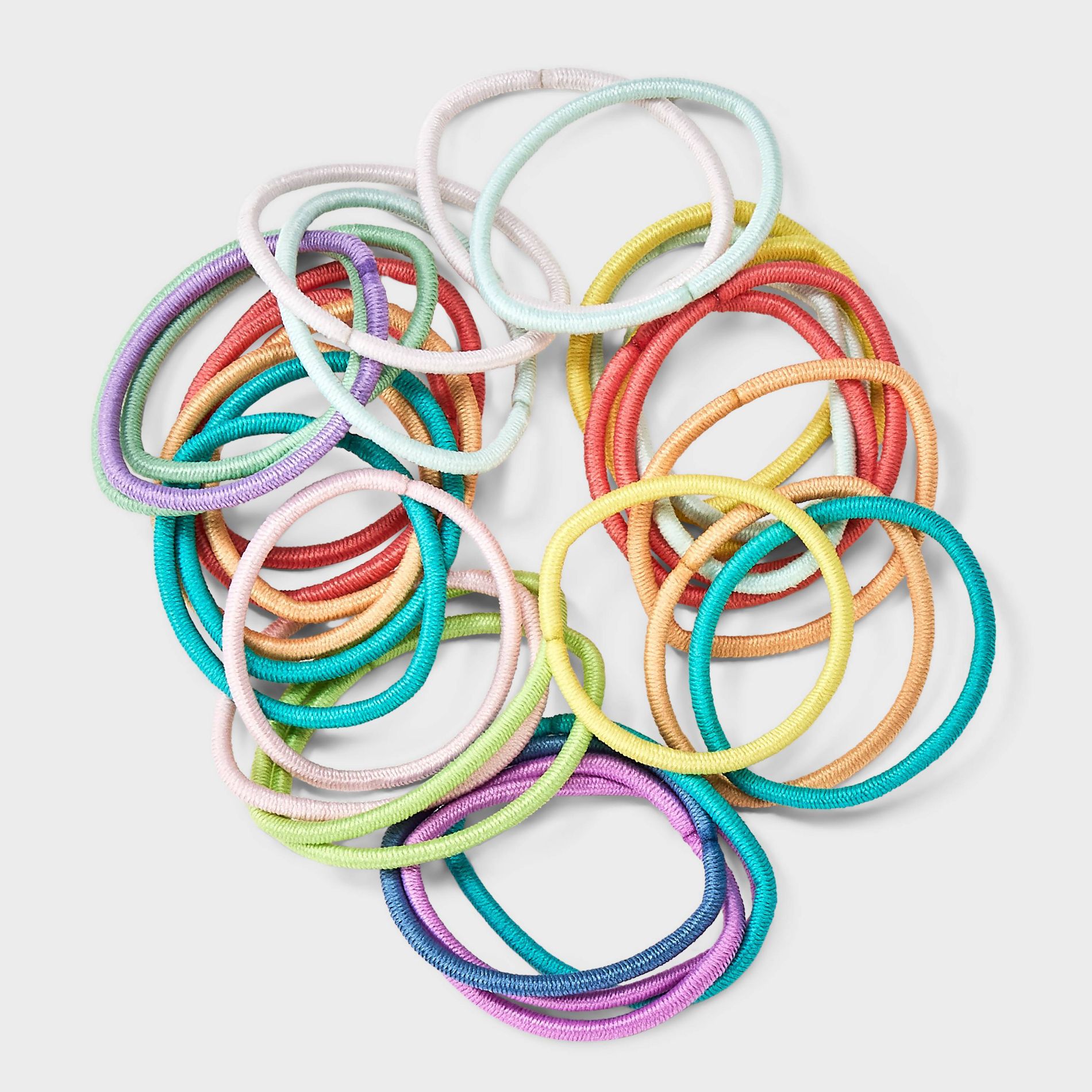 Kids' 2mm Thin Elastics -  50ct - Assorted Neon Colors - Cat & Jack
