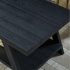 NicBex Modern Rectangle Wood Coffee Table Set of 3 with Open Storage Shelf for Living Room and Bedroom - 4 of 4