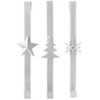 The Lakeside Collection Set of 3 Metal Wreath Hangers - 2 of 3