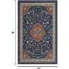 Monaco Collection Runner Rug, Boho Chic Medallion Distressed Design, Non-Shedding & Easy Care, Ideal for High Traffic Areas - 2 of 4