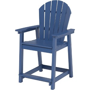 Decksplore Tall Adirondack Chairs Set Patio Chairs HDPE Weather Resistant Adirondack Balcony Chairs Outdoor Chairs for Garden Backyard - 1 of 4
