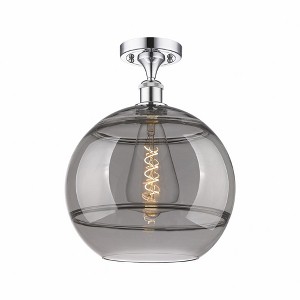 Rochester - 1 Light Semi-Flush Mount In Industrial Style-14.63 Inches Tall and 12 Inches Wide - 1 of 1