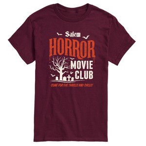 Men's - Instant Message - Salem Horror Movie Club Short Sleeve Graphic T-Shirt - 1 of 4