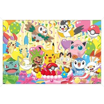 Trends International Pokemon - Pikachu, Eevee, And Its Evolutions Unframed  Wall Poster Prints : Target