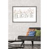 Trends International Tom Quartermaine - Love Blossom in Cups Framed Wall Poster Prints - 2 of 4