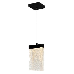 CWI Lighting Lava Integrated LED Black Mini Pendant - 1 of 4