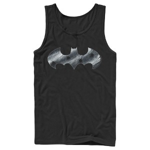 Men's Batman Steel Scars Logo Tank Top - 1 of 4