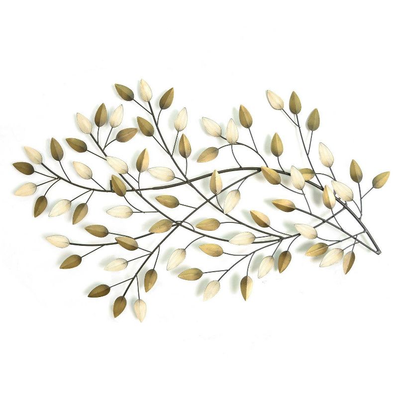 Blowing Leaves Decorative Wall Sculpture - Stratton Home Decor, 1 of 6