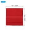 Unique Bargains Microfiber Portable Jewelry Pouches with Band for Necklace Bracelet 3.94x3.94" 8 Pcs - 2 of 4