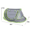 Zone Tech Pet Pop Up Tent - Portable Sunshade Foldable Travel Tent - Pet Camping Bed with Mosquito Net with UV Protection UPF 50+ - 3 of 4