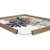 Kate and Laurel Blake Flowers on Glass 2 Whole Flowers Framed Printed Art by Jessi Raulet of Ettavee, 24x32, Gold - 3 of 4