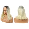Unique Bargains Women Medium Long Straight Bob Lace Front Wigs with Wig Cap 14" 1PC - 3 of 4
