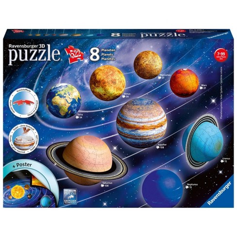 Ravensburger Solar System Set 3d Puzzle 522pc