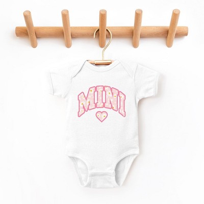 The Juniper Shop Mini Curved Floral Baby Bodysuit