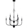 Quoizel Lighting  - Blanche - 9 Light Chandelier in Matte Black - 2 of 4