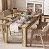 63" Dining Table,Dining Tables for 4-6,Farmhouse Large Kitchen Dining Table,for Small Space,Wood Dinner Table for Apartment,Kitchen - 3 of 4