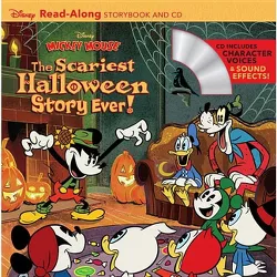 Disney Mickey Mouse: The Scariest Halloween Story Ever! - (Read-Along Storybook and CD) by  Disney Books (Mixed Media Product)