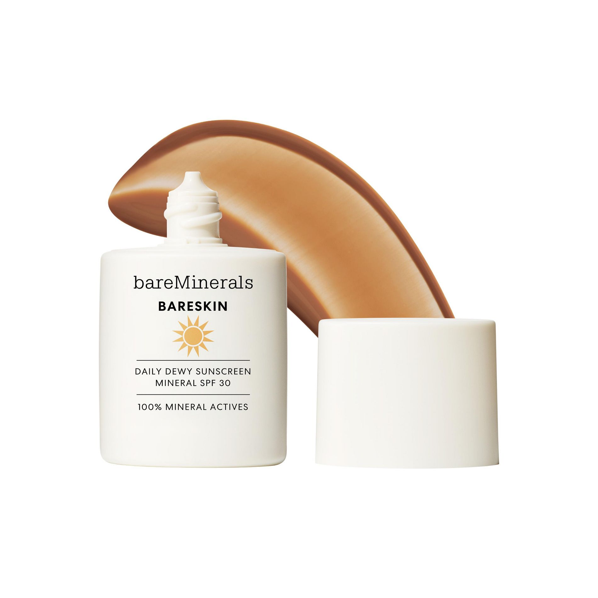 bareMinerals BARESKIN® Daily Dewy Sunscreen Mineral SPF 30 - Sheer Medium Deep, 1.01oz