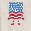 Boys' - SpongeBob SquarePants - Silhouette Stars Stripes Graphic Long Sleeve Fleece Sweatshirt - 2 of 4