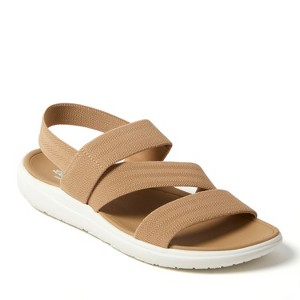 Dearfoams Women's Emilia Elastic Gore Strappy Sandal - 1 of 4