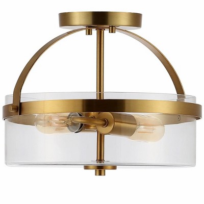 Nensor 2 Light 13" Flush Mount - FLU4051 - Safavieh