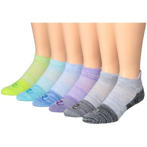 JAMES FIALLO Men's 6-Pairs Running & Athletic Cosmic Kick Pack Patterned Performance Low Cut Socks - 1 of 1