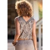 Women's Contrast Trim Sleeveless Top - LASCANA - 3 of 4
