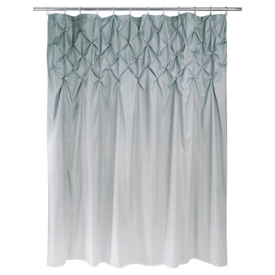Ombre Pintuck Shower Curtain Gray - Allure Home Creations