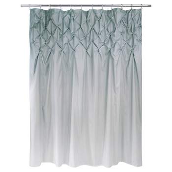 Ombre Pintuck Shower Curtain Gray - Allure Home Creations