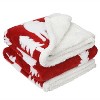 Catalonia Fleece Plush Throw Blanket for Bed Couch, Cozy Fuzzy Warm Jacquard Blanket, TV Bed Fuzzy Blanket, Fluffy Comfy Throws, 50x60 inches - 2 of 4