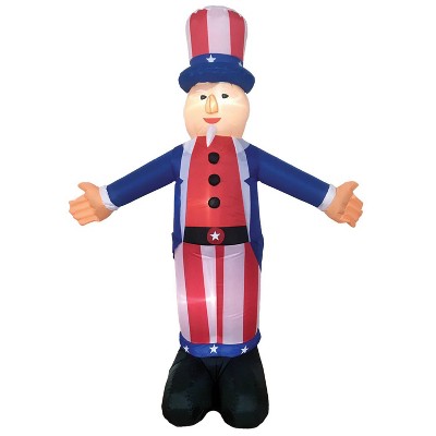 6' Uncle Sam Halloween Inflatable Holiday Decorations