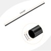 Unique Bargains High Impact Water Plumb Cable Sleeve PVC Rigid Round Pipes 20" Length - 2 of 4