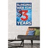 Trends International Marvel Spider-Man - Happy 3rd Birthday Unframed Wall Poster Prints - 2 of 4