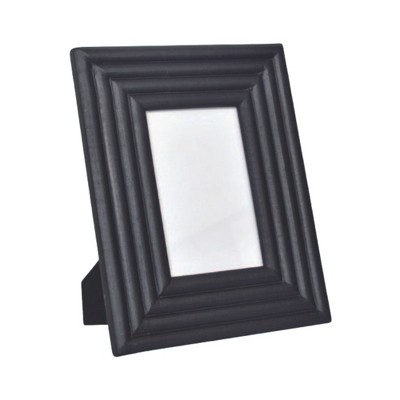 VIP Wood 8.75 in. Brown Concentric Rectangle Photo Frame 4x6
