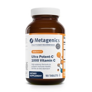 Metagenics Ultra Potent-C 1000 Vitamin C - Gentle, Buffered Vitamin C Supplement - Immune Support Supplement - Ascorbic Acid - 90 Tablets - 1 of 4