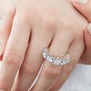 Pompeii3 6Ct TW Diamond Anniversary U Prong Wedding Ring 14k Gold Or Platinum Lab Created - 3 of 4