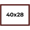 PosterPalooza | Weathered Red Picture Frame - UV Acrylic, Backing Board, Hanging Hardware Included - 2 of 4