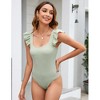 Clearlove Womens One Piece Swimsuits  Sleeves Tummy Control Bathing Suit - 3 of 4