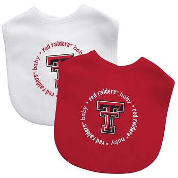 BabyFanatic Officially Licensed Unisex Baby Bibs 2 Pack - NCAA Texas Tech Red Raiders
