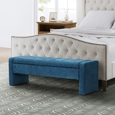 Jaime 55.1" Wide Storage Bench | ARTFUL LIVING DESIGN
