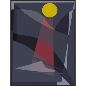 32" x 42" Lighthouse by Alex Caminker Framed Canvas Wall Art Print - Amanti Art: Modern Decor, Earth Tones - 1 of 4