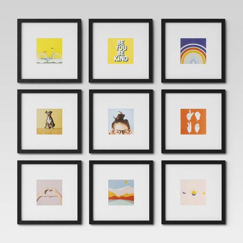 Gallery Wall Frame Set Photo Frame Set of 8 Square Picture Frames