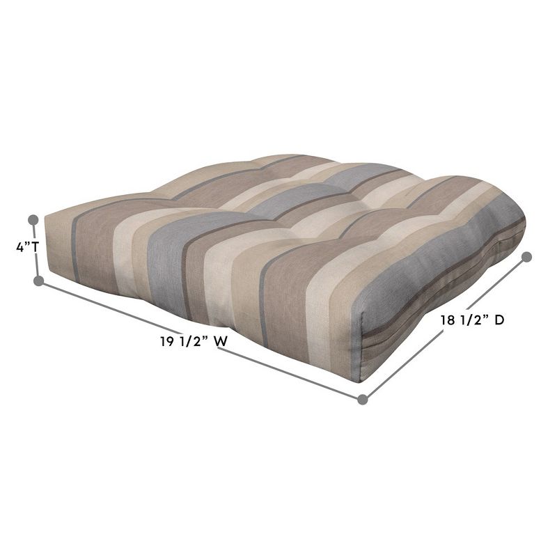 Honeycomb Outdoor Contoured Tufted Seat Cushion (2-Pack), 2 of 5
