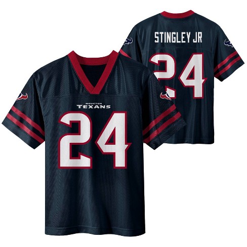 NFL Houston Texans Boys' Short Sleeve Stingley Jr Jersey - XS