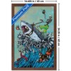 Trends International David Lozeau - Great White Wave Framed Wall Poster Prints - 3 of 4