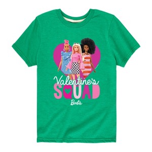 Boys' - Barbie - Valentine's Squad Short Sleeve Graphic T-Shirt - 1 of 4