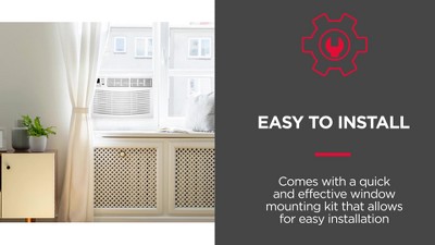 Amana 10000 BTU White Window-Mounted Air Conditioner with Remote