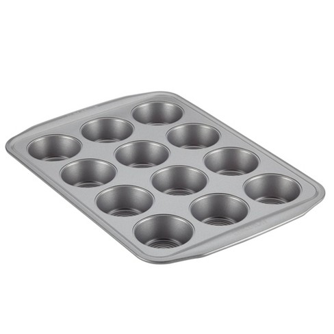 Circulon Total Nonstick Bakeware Set with Nonstick Bread Pan, Cookie Sheet,  Baking Pan, Baking Sheet, Cake Pan and Muffin/Cupcake Pan - 10 Piece, Gray